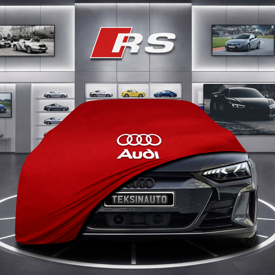 AUDİ E-TRON GT 2021-2024 Custom Fit Indoor Car Cover Soft Stretch Black Gray Blue Red Dust Protection Garage Cover Laser Cut + Bag