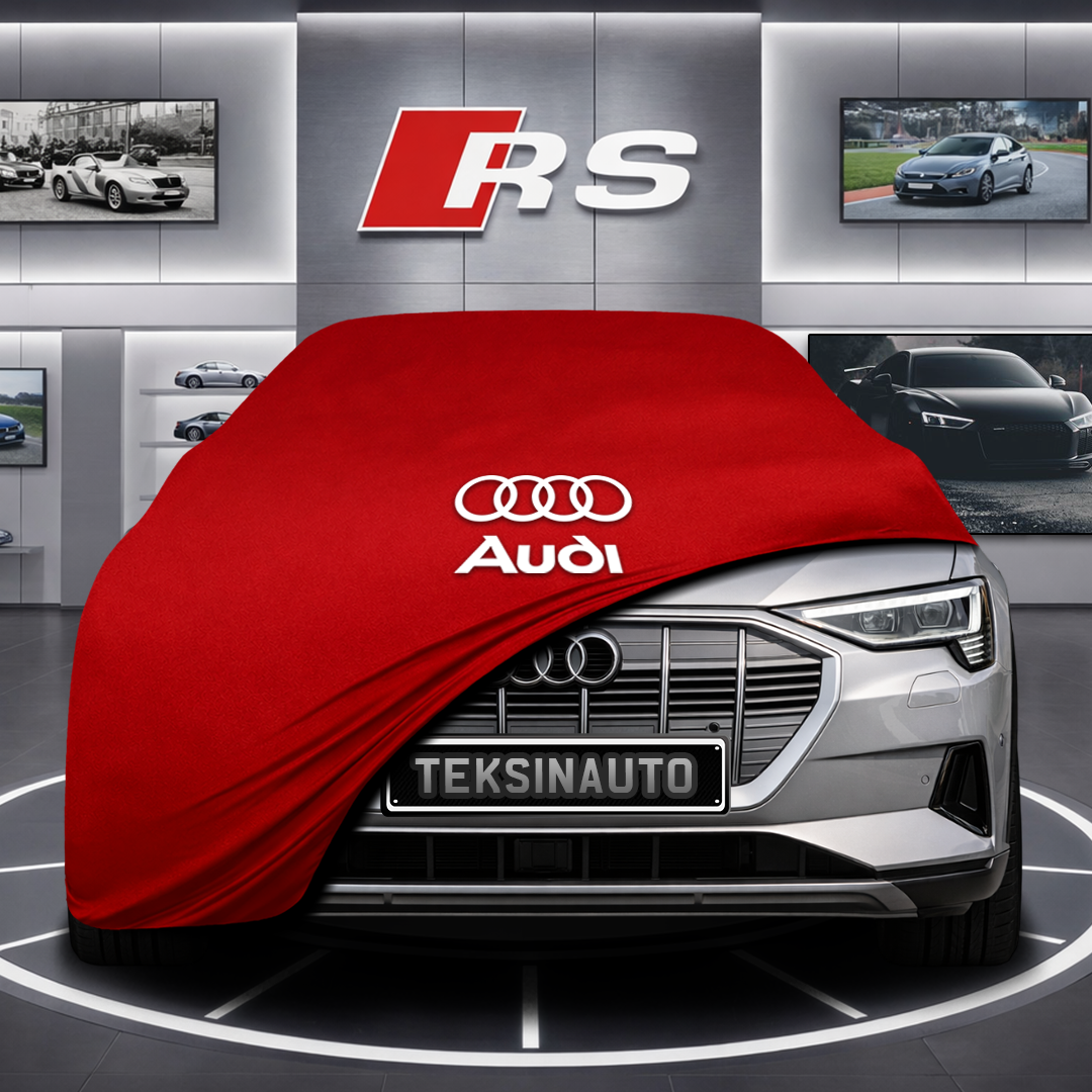 AUDİ E-TRON GE 2018-2022 Custom Fit Indoor Car Cover Soft Stretch Black Gray Blue Red Dust Protection Garage Cover Laser Cut + Bag