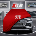 AUDİ Q4 E-TRON Custom Fit Indoor Car Cover Soft Stretch Black Gray Blue Red Dust Protection Garage Cover Laser Cut + Bag