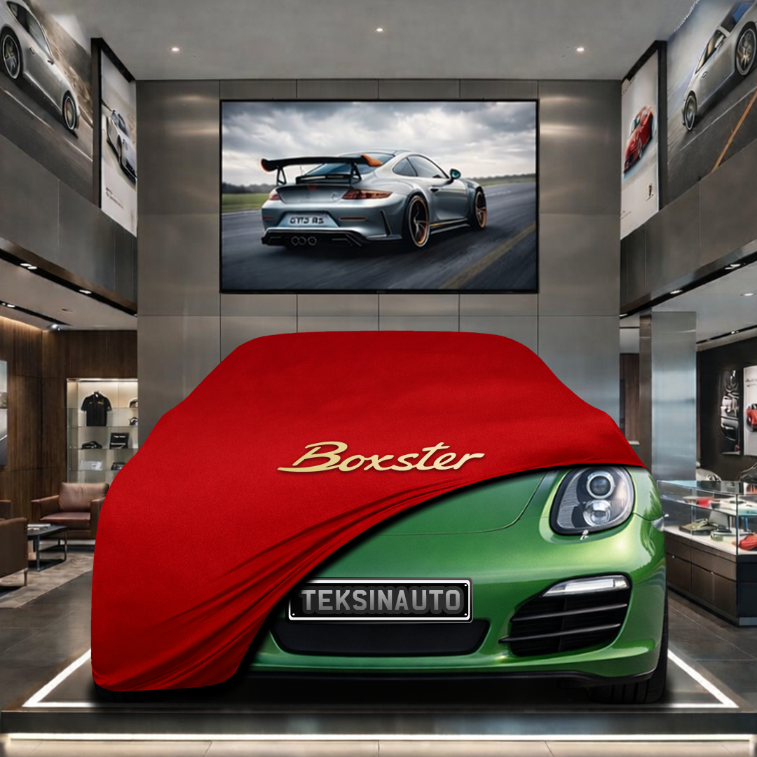Porsche Boxster 981 (2012-2016) Custom Fit Indoor Car Cover Soft Stretch Black Gray Blue Red Dust Protection Garage Cover Laser Cut + Bag