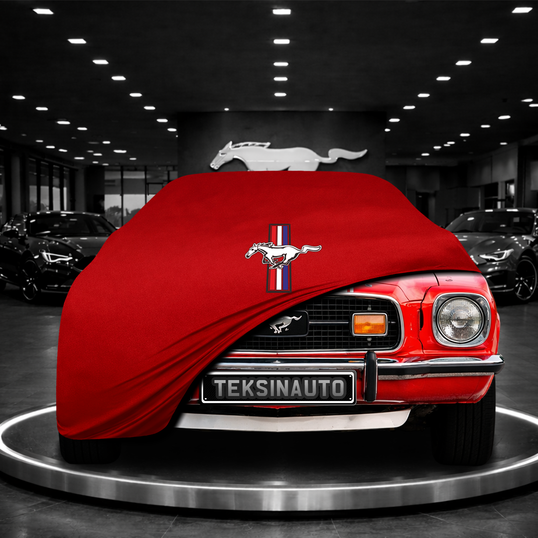 Ford Mustang 2 (1974-1978) Custom Fit Indoor Car Cover Soft Stretch Black Gray Blue Red Dust Protection Garage Cover Laser Cut + Bag