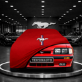 MUSTANG 3 1979-1993 Custom Fit Indoor Car Cover Soft Stretch Black Gray Blue Red Dust Protection Garage Cover Laser Cut + Bag