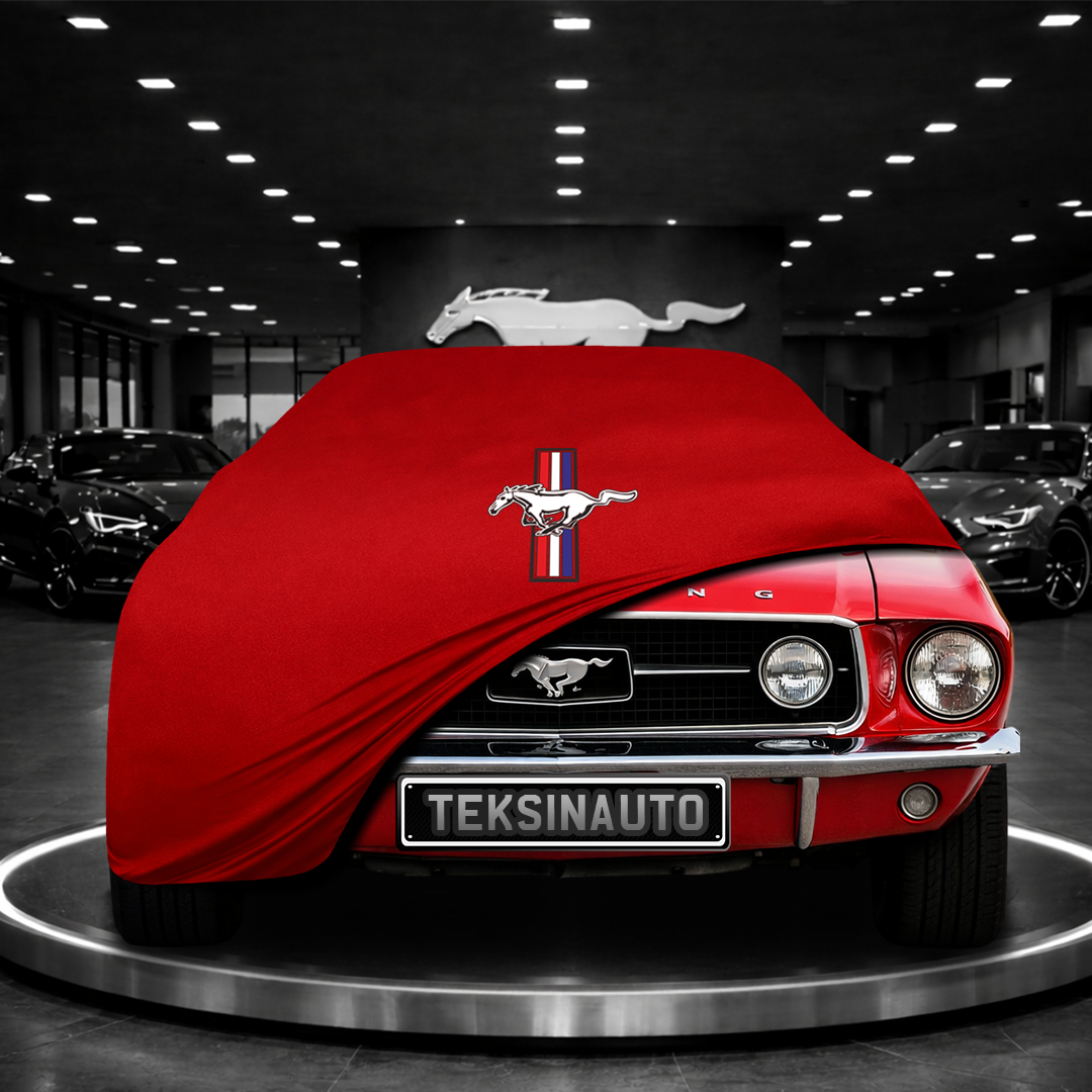 MUSTANG 1 MY 71 1964-1973    Custom Fit Indoor Car Cover Soft Stretch Black Gray Blue Red Dust Protection Garage Cover Laser Cut + Bag
