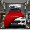 Porsche Cayenne 3 (2017-) Custom Fit Indoor Car Cover Soft Stretch Black Gray Blue Red Dust Protection Garage Cover Laser Cut + Bag