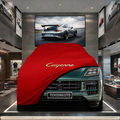 PORSCHE CAYENNE 3 2023- Custom Fit Indoor Car Cover Soft Stretch Black Gray Blue Red Dust Protection Garage Cover Laser Cut + Bag