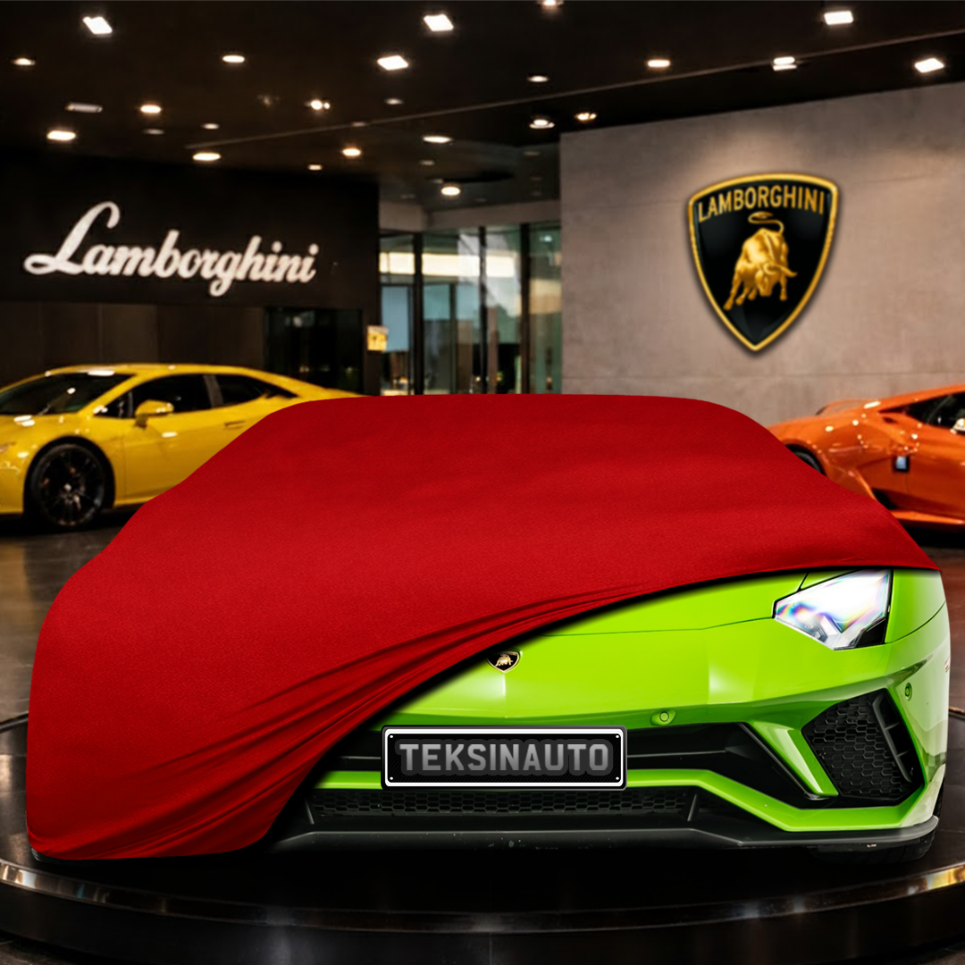 Lamborghini Aventador S Coupe (2017-) Indoor Car Cover Custom Fit, Black, Gray, Blue, Red Color