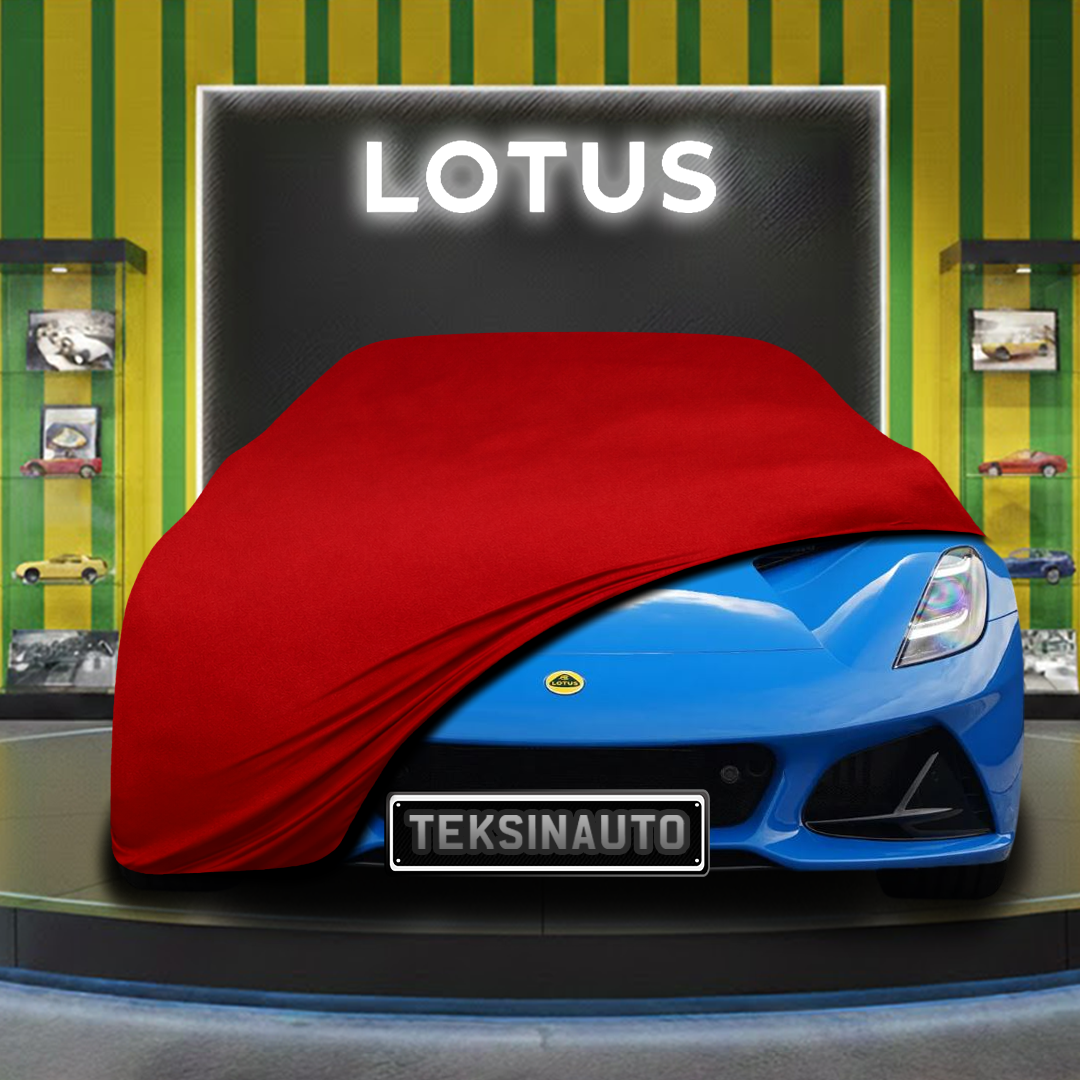 Lotus Emira (2022-) Custom Fit Indoor Car Cover Soft Stretch Black Gray Blue Red Dust Protection Garage Cover Laser Cut + Bag
