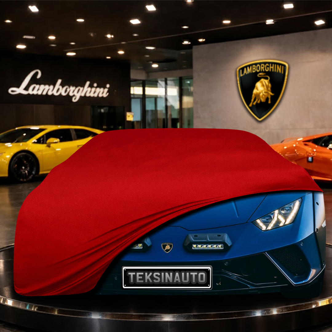 Lamborghini Huracan Sterrato (2023-) Custom Fit Indoor Car Cover Soft Stretch Black Gray Blue Red Dust Protection Garage Cover Laser Cut + Bag