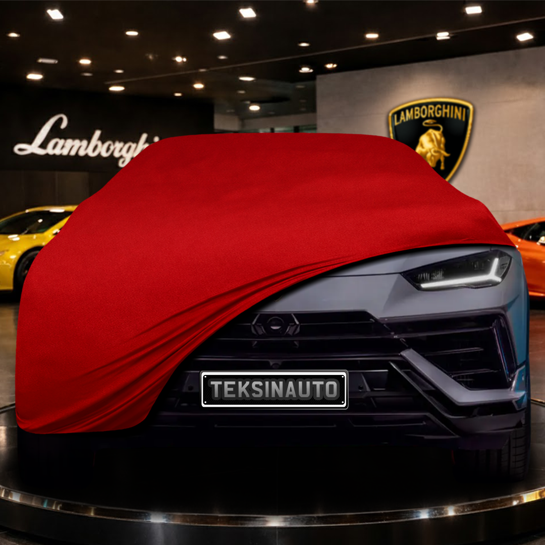 Lamborghini Urus (2018-) Custom Fit Indoor Car Cover Soft Stretch Black Gray Blue Red Dust Protection Garage Cover Laser Cut + Bag