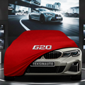 BMW 3 G20 SEDAN (2019-) Custom Fit Indoor Car Cover Soft Stretch Black Gray Blue Red Dust Protection Garage Cover Laser Cut + Bag