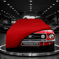 MUSTANG 1 MY 71 1964-1973    Custom Fit Indoor Car Cover Soft Stretch Black Gray Blue Red Dust Protection Garage Cover Laser Cut + Bag
