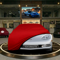 Corvette C6 (2004-2013) Custom Fit Indoor Car Cover Soft Stretch Black Gray Blue Red Dust Protection Garage Cover Laser Cut + Bag
