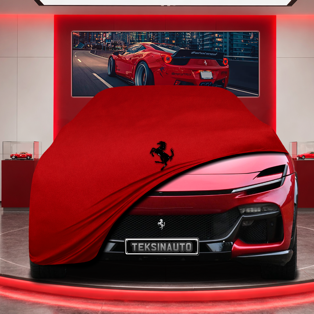 Ferrari Purosangue Custom Fit Indoor Car Cover Soft Stretch Black Gray Blue Red Dust Protection Garage Cover Laser Cut + Bag