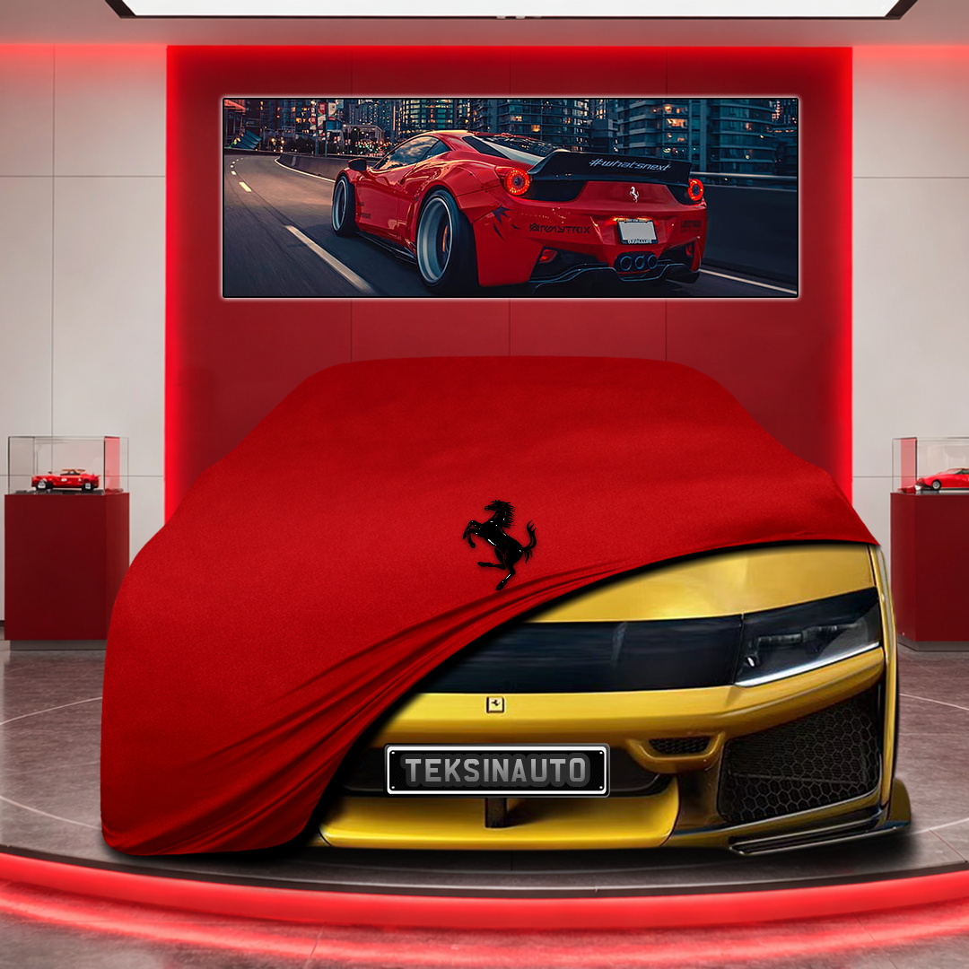 Ferrari F80 Custom Fit Indoor Car Cover Soft Stretch Black Gray Blue Red Dust Protection Garage Cover Laser Cut + Bag