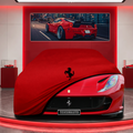 Ferrari 812 Custom Fit Indoor Car Cover Soft Stretch Black Gray Blue Red Dust Protection Garage Cover Laser Cut + Bag