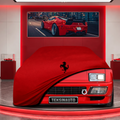 Ferrari 348 Custom Fit Indoor Car Cover Soft Stretch Black Gray Blue Red Dust Protection Garage Cover Laser Cut + Bag