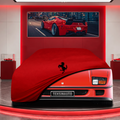 Ferrari F40 Custom Fit Indoor Car Cover Soft Stretch Black Gray Blue Red Dust Protection Garage Cover Laser Cut + Bag