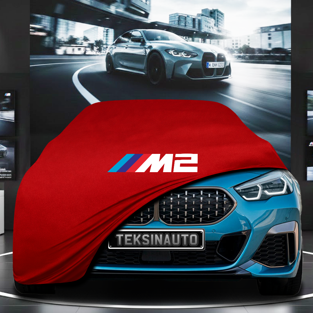 BMW 2 SERİSİ G42 COUPE (2021-) Custom Fit Indoor Car Cover Soft Stretch Black Gray Blue Red Dust Protection Garage Cover Laser Cut + Bag