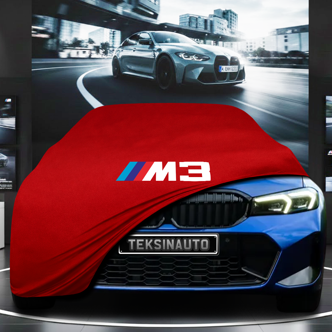 BMW 3 G81 M3 TOURİNG (2019-) Custom Fit Indoor Car Cover Soft Stretch Black Gray Blue Red Dust Protection Garage Cover Laser Cut + Bag