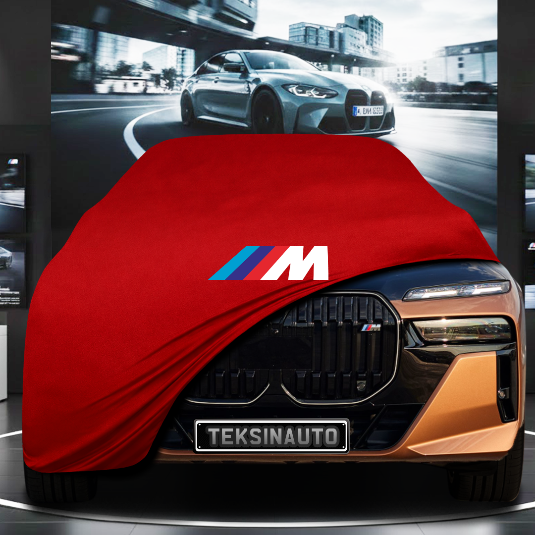 BMW İ7 (2023-) Custom Fit Indoor Car Cover Soft Stretch Black Gray Blue Red Dust Protection Garage Cover Laser Cut + Bag