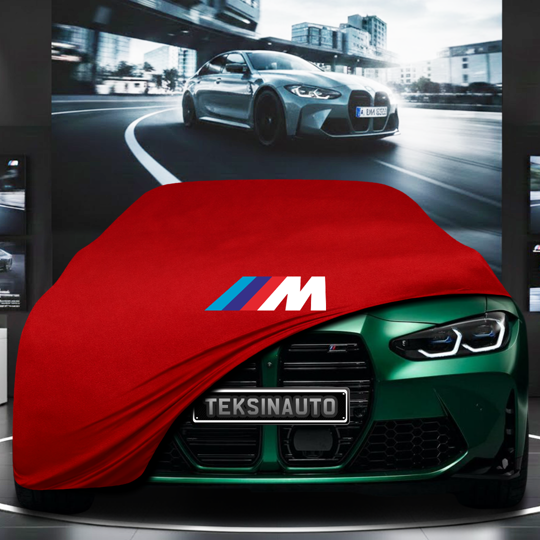 BMW G80 M3 (2019-) Custom Fit Indoor Car Cover Soft Stretch Black Gray Blue Red Dust Protection Garage Cover Laser Cut + Bag