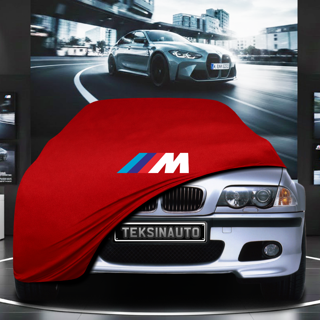 BMW 3 SERİES SEDAN E46 (1998-2005) Custom Fit Indoor Car Cover Soft Stretch Black Gray Blue Red Dust Protection Garage Cover Laser Cut + Bag