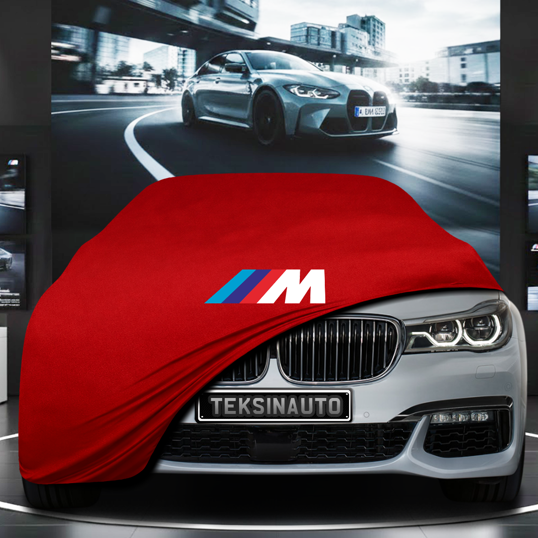 BMW 7 G11 SHORT (2015-2022) Custom Fit Indoor Car Cover Soft Stretch Black Gray Blue Red Dust Protection Garage Cover Laser Cut + Bag