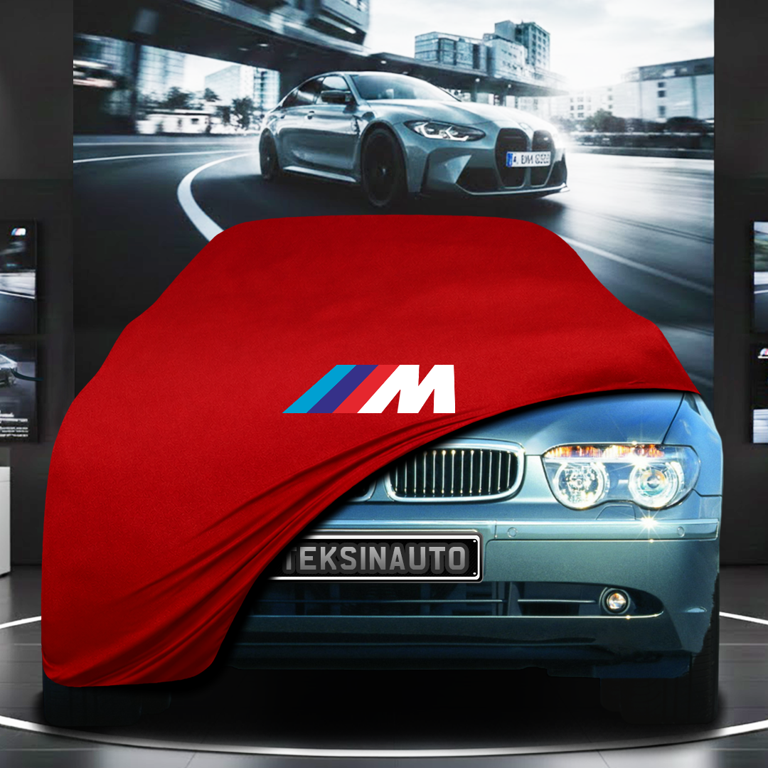 BMW 7 E65 SHORT (2001-2008) Custom Fit Indoor Car Cover Soft Stretch Black Gray Blue Red Dust Protection Garage Cover Laser Cut + Bag