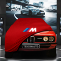 BMW 5 E12 (1972-1981) Custom Fit Indoor Car Cover Soft Stretch Black Gray Blue Red Dust Protection Garage Cover Laser Cut + Bag