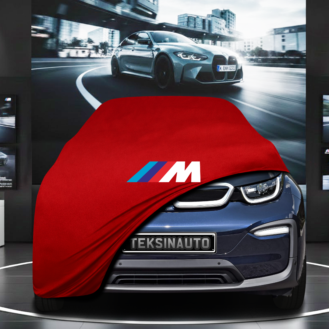 BMW İ3 Custom Fit Indoor Car Cover Soft Stretch Black Gray Blue Red Dust Protection Garage Cover Laser Cut + Bag
