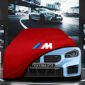 BMW 2 G87 M2 (2023-) Custom Fit Indoor Car Cover Soft Stretch Black Gray Blue Red Dust Protection Garage Cover Laser Cut + Bag