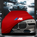 BMW 7 G70 (2023-) Custom Fit Indoor Car Cover Soft Stretch Black Gray Blue Red Dust Protection Garage Cover Laser Cut + Bag