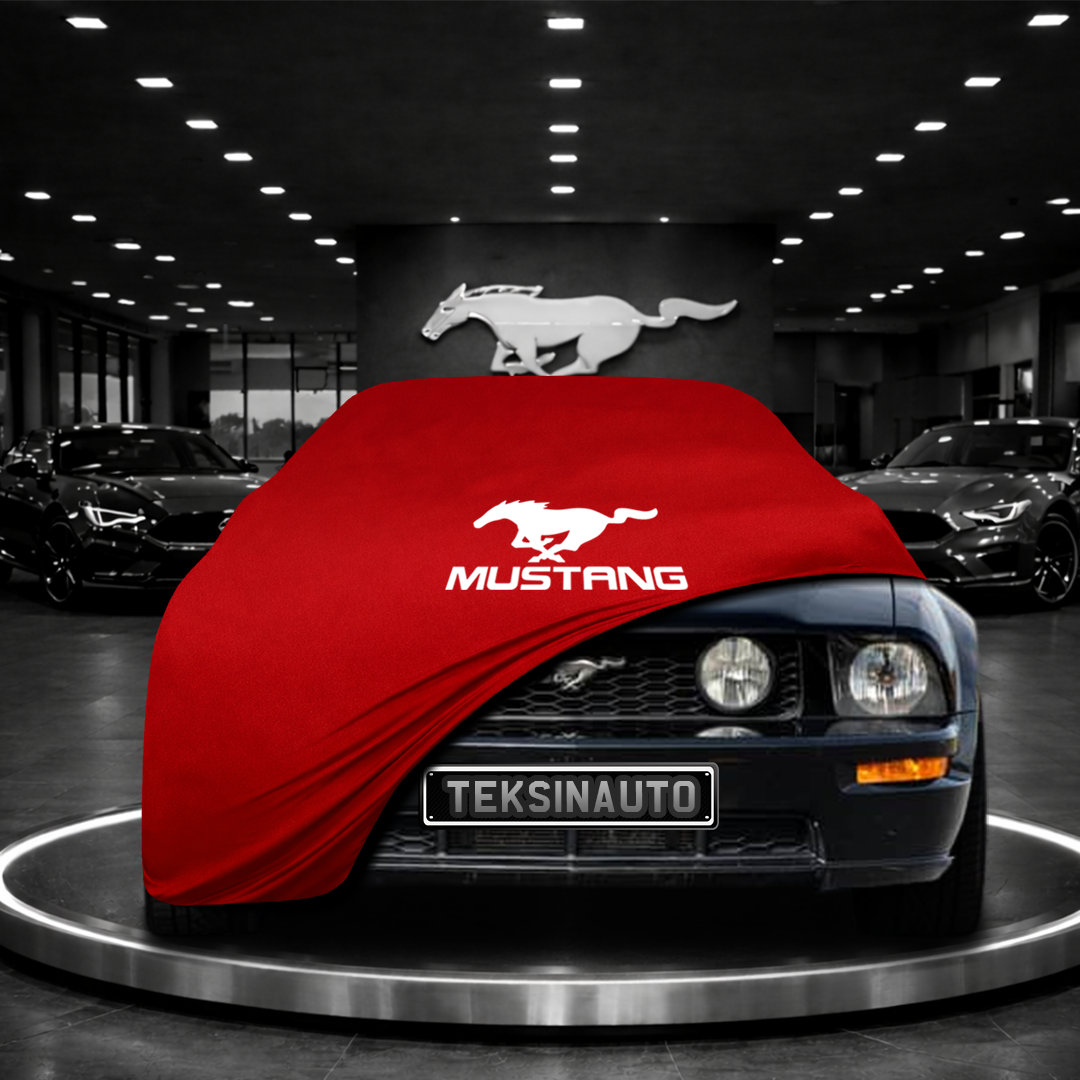 MUSTANG 5 2005-2014 Custom Fit Indoor Car Cover Soft Stretch Black Gray Blue Red Dust Protection Garage Cover Laser Cut + Bag