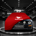 MUSTANG 5 2005-2014 Custom Fit Indoor Car Cover Soft Stretch Black Gray Blue Red Dust Protection Garage Cover Laser Cut + Bag