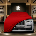 Rolls Royce Ghost 2021 Ghost EWB (2020-) Custom Fit Indoor Car Cover Soft Stretch Black Gray Blue Red Dust Protection Garage Cover Laser Cut + Bag