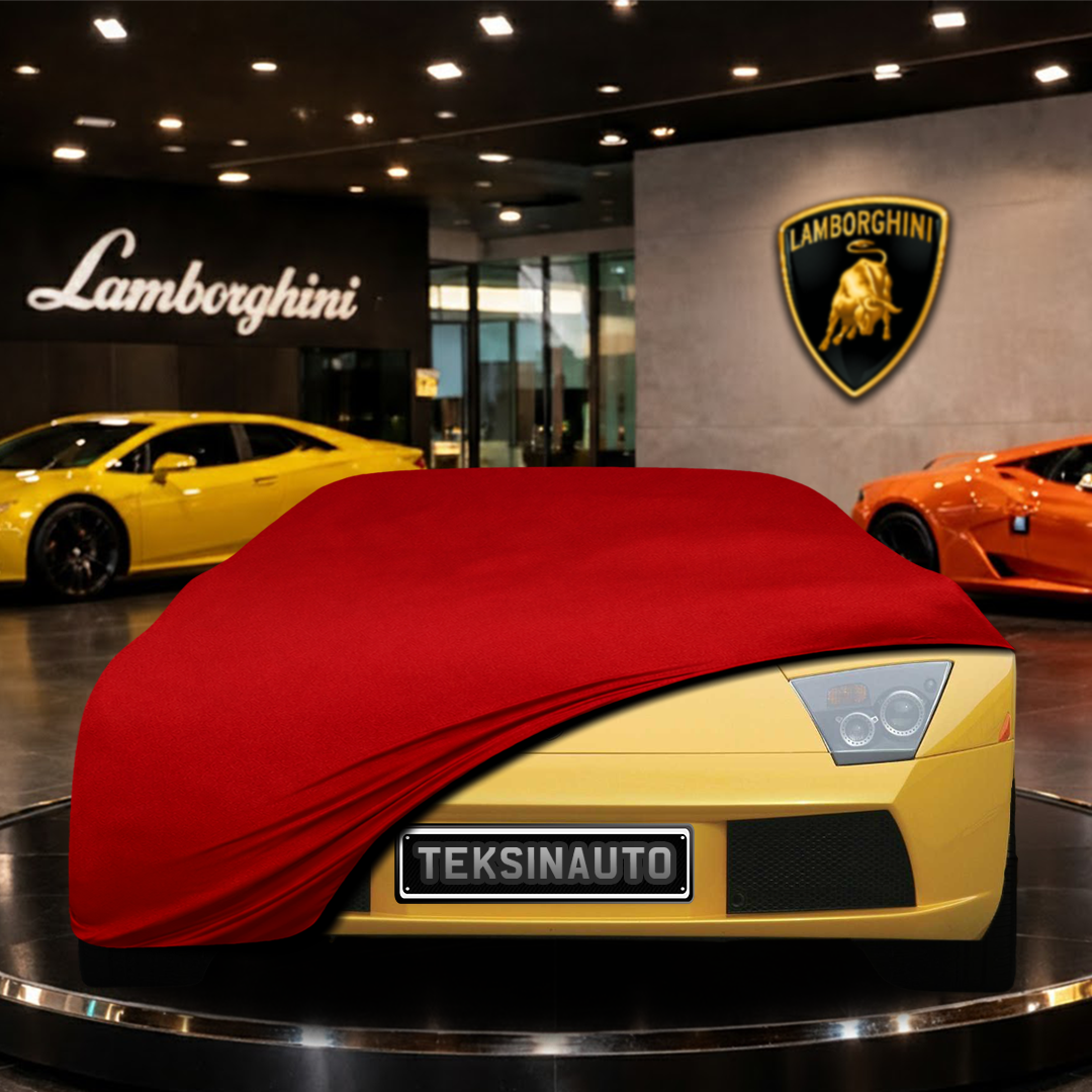 Lamborghini Murcielago (2001-2006) Custom Fit Indoor Car Cover Soft Stretch Black Gray Blue Red Dust Protection Garage Cover Laser Cut + Bag