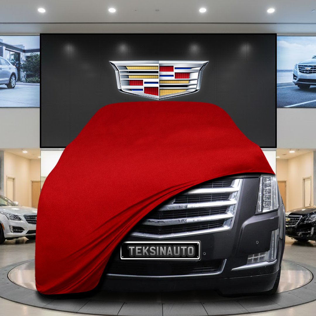 Cadillac Escalade 4 (2014-2020) Custom Fit Indoor Car Cover Soft Stretch Black Gray Blue Red Dust Protection Garage Cover Laser Cut + Bag