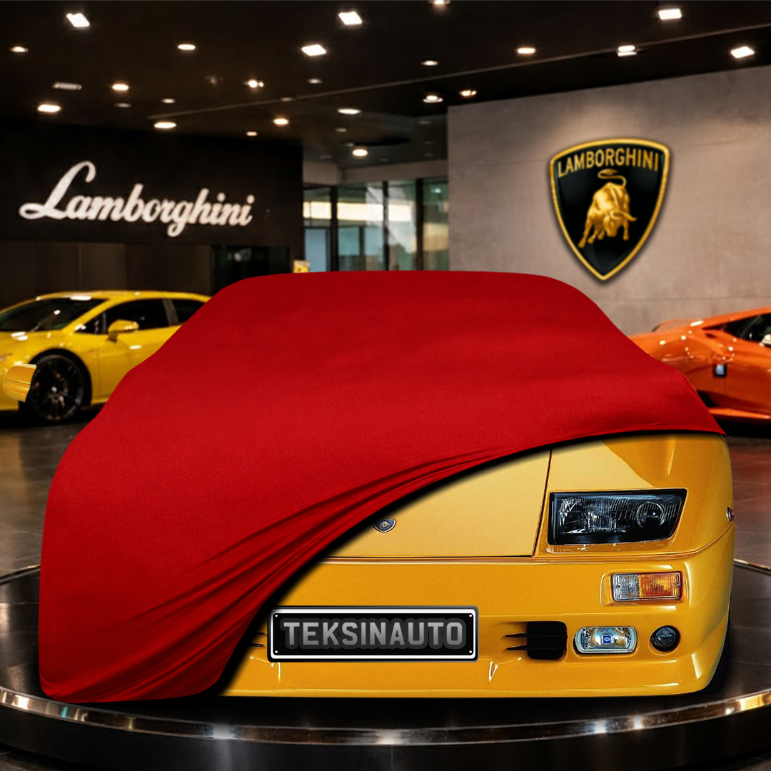 Lamborghini Diablo Roadster (1996-1999) Custom Fit Indoor Car Cover Soft Stretch Black Gray Blue Red Dust Protection Garage Cover Laser Cut + Bag