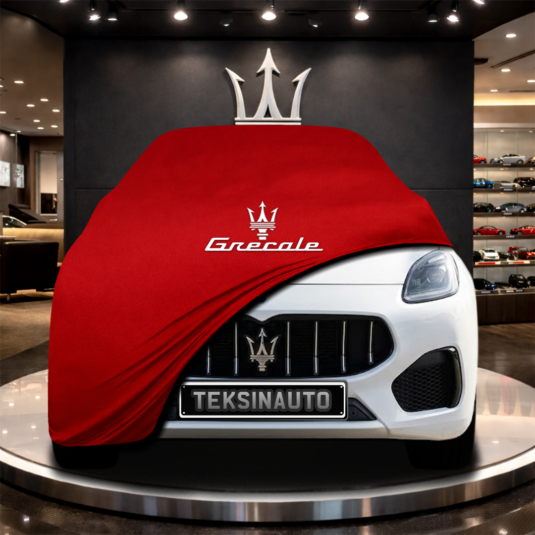 MASERATİ GRECALE (2022-) Custom Fit Indoor Car Cover Soft Stretch Black Gray Blue Red Dust Protection Garage Cover Laser Cut + Bag
