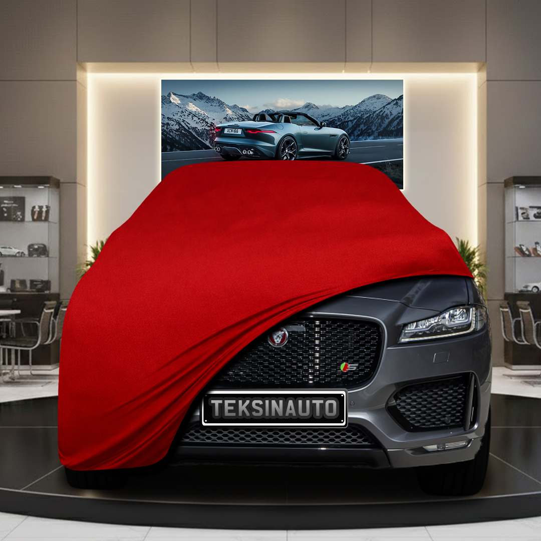 Jaguar F-PACE Custom Fit Indoor Car Cover Soft Stretch Black Gray Blue Red Dust Protection Garage Cover Laser Cut + Bag