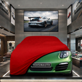 Porsche Boxster 981 (2012-2016) Custom Fit Indoor Car Cover Soft Stretch Black Gray Blue Red Dust Protection Garage Cover Laser Cut + Bag