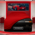 Ferrari 400 Custom Fit Indoor Car Cover Soft Stretch Black Gray Blue Red Dust Protection Garage Cover Laser Cut + Bag
