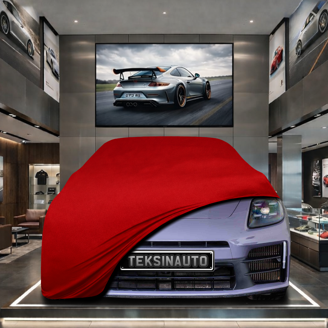 PORSCHE PANAMERA G3 Custom Fit Indoor Car Cover Soft Stretch Black Gray Blue Red Dust Protection Garage Cover Laser Cut + Bag