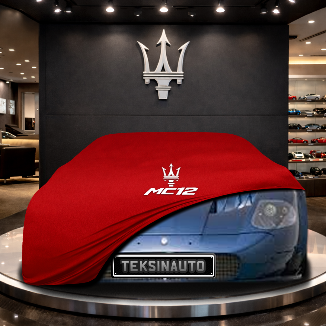 MASERATİ MC12 (2004-2006) Custom Fit Indoor Car Cover Soft Stretch Black Gray Blue Red Dust Protection Garage Cover Laser Cut + Bag