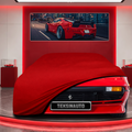 Ferrari 208 Custom Fit Indoor Car Cover Soft Stretch Black Gray Blue Red Dust Protection Garage Cover Laser Cut + Bag