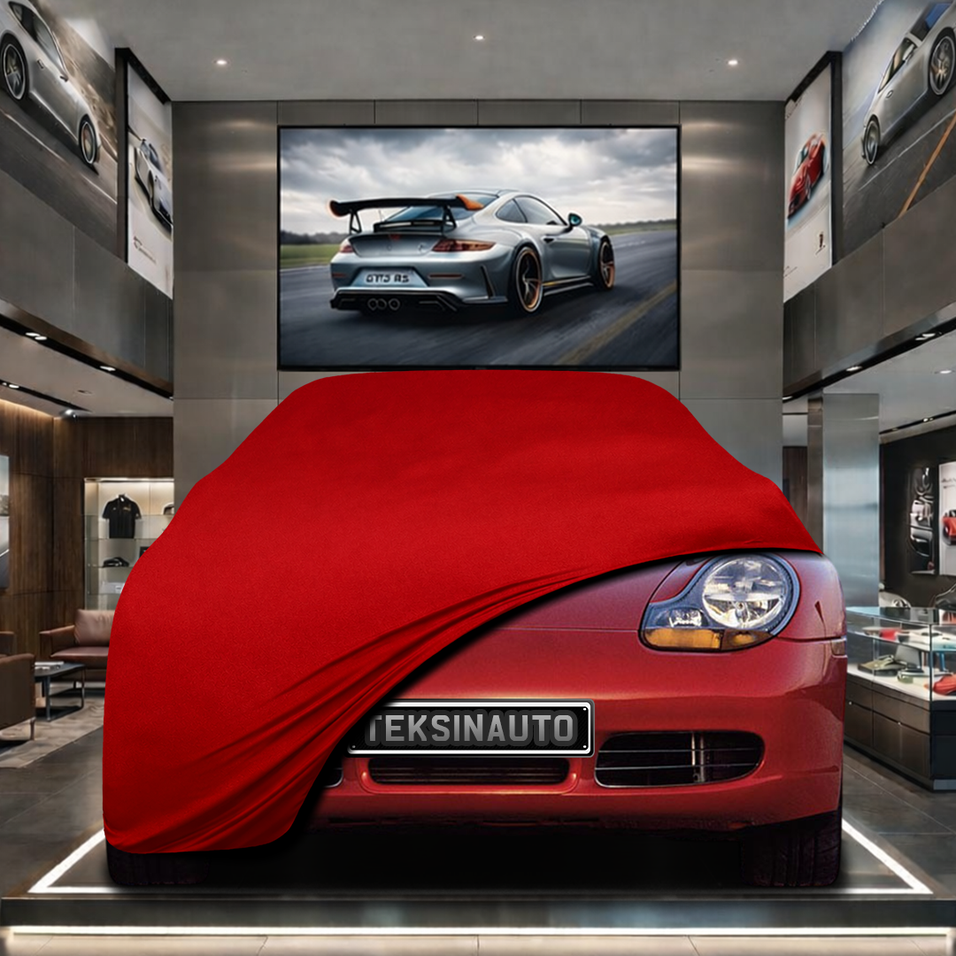 Porsche Boxster 986 (1996-2004) Custom Fit Indoor Car Cover Soft Stretch Black Gray Blue Red Dust Protection Garage Cover Laser Cut + Bag