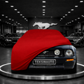 MUSTANG 5 2005-2014 Custom Fit Indoor Car Cover Soft Stretch Black Gray Blue Red Dust Protection Garage Cover Laser Cut + Bag