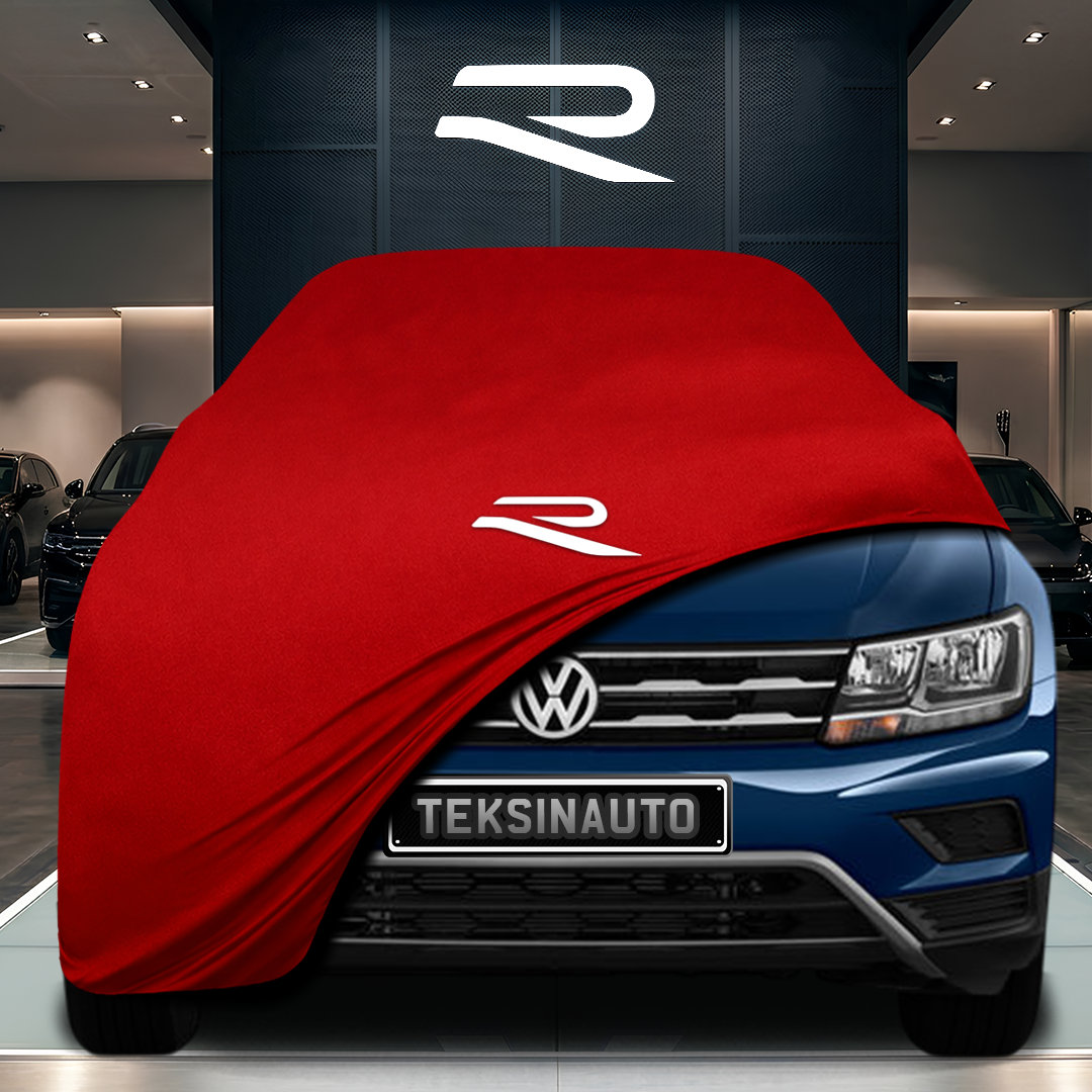 Volkswagen Tiguan 2 (2016-2020) Custom Fit Indoor Car Cover Soft Stretch Black Gray Blue Red Dust Protection Garage Cover Laser Cut + Bag