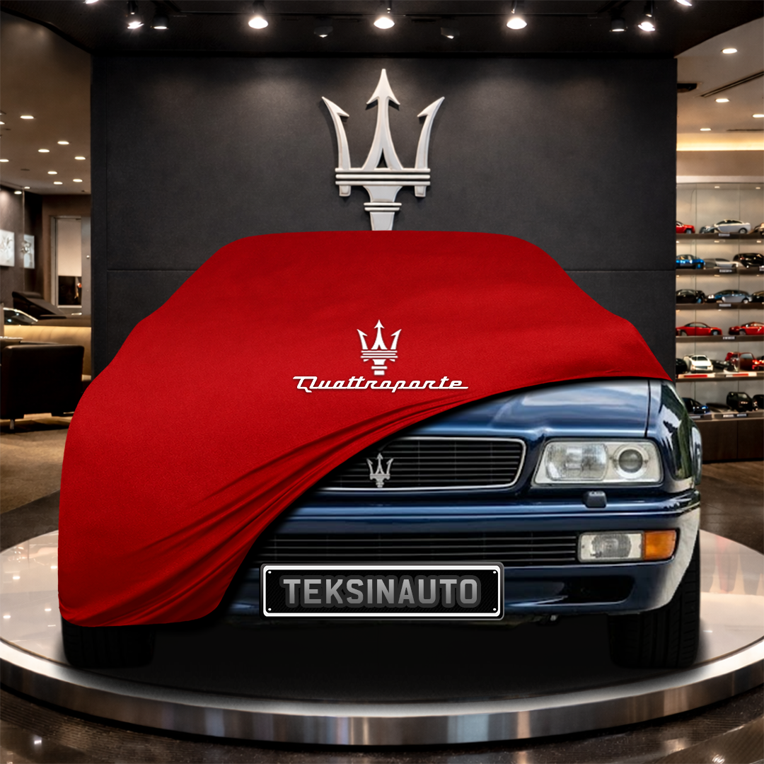 MASERATİ QUATTROPORTE (1994-1998) Custom Fit Indoor Car Cover Soft Stretch Black Gray Blue Red Dust Protection Garage Cover Laser Cut + Bag