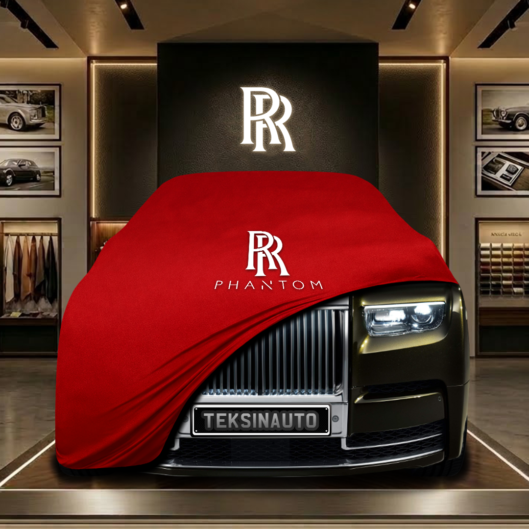 Rolls Royce Phantom VIII V12 EWB (2019-) Custom Fit Indoor Car Cover Soft Stretch Black Gray Blue Red Dust Protection Garage Cover Laser Cut + Bag